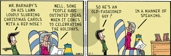 Grand Avenue on Saturday December 1, 2018 Comic Strip