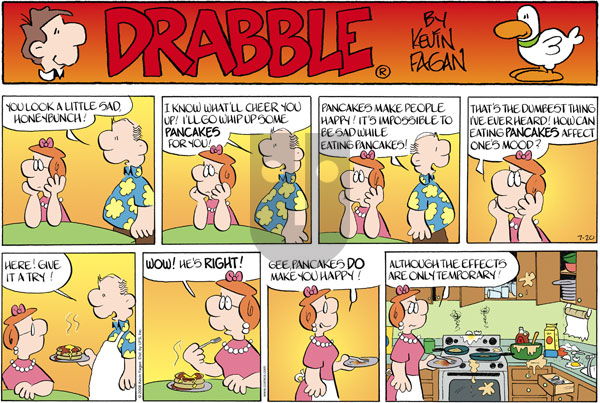 Drabble on Sunday July 20, 2008 Comic Strip