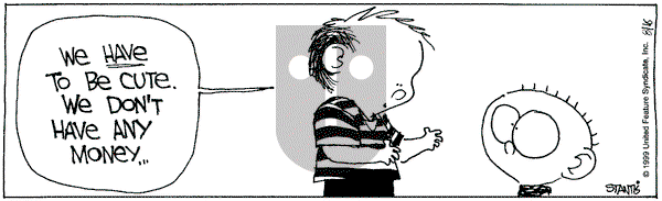 The Buckets on Monday August 16, 1999 Comic Strip