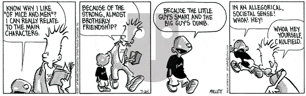 Frazz on Tuesday July 24, 2001 Comic Strip