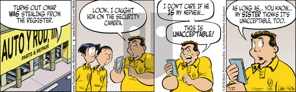 Baldo on Friday July 27, 2018 Comic Strip