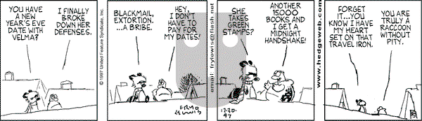 Over the Hedge on Wednesday February 18, 1998 Comic Strip
