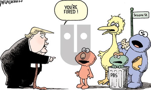 Robert Ariail - Monday May 5, 2025 Comic Strip