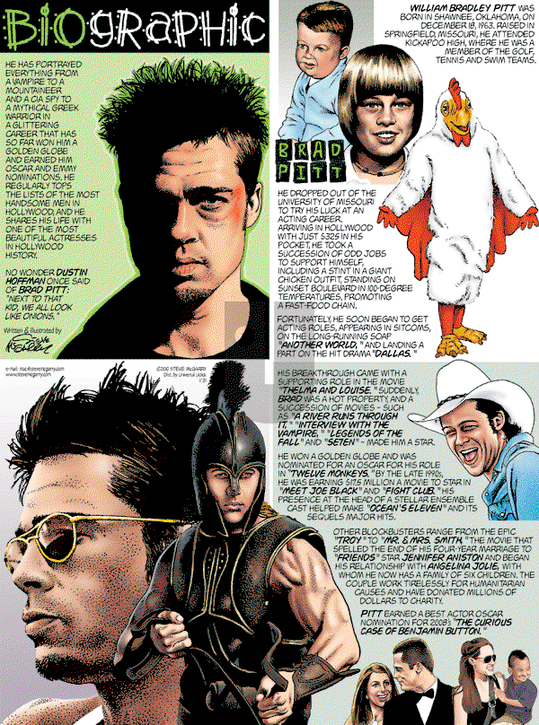 Biographic on Sunday January 31, 2010 Comic Strip
