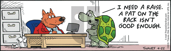 Frank and Ernest on Wednesday April 22, 2015 Comic Strip