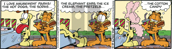 Garfield - Tuesday August 16, 2011 Comic Strip