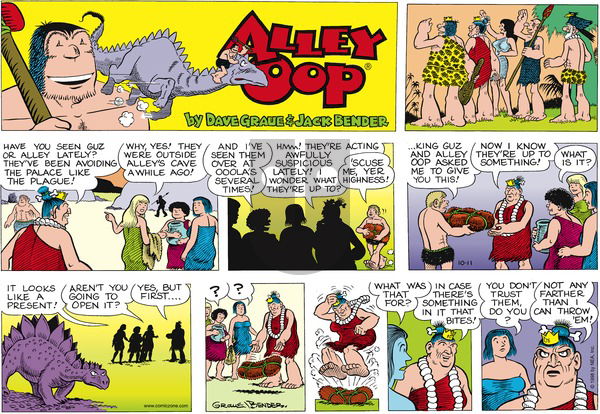 Alley Oop on Sunday October 11, 1998 Comic Strip