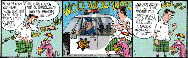 Monty on Saturday June 13, 2009 Comic Strip