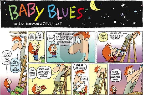 Baby Blues on Sunday January 11, 1998 Comic Strip