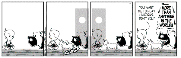 Cow and Boy Classics on Thursday April 5, 2007 Comic Strip
