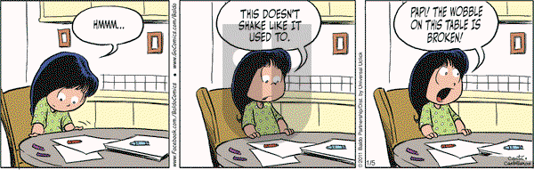 Baldo on Monday January 5, 2015 Comic Strip