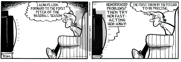 Grand Avenue on Monday April 3, 2006 Comic Strip