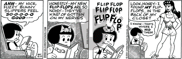 Nancy on Friday May 18, 2001 Comic Strip