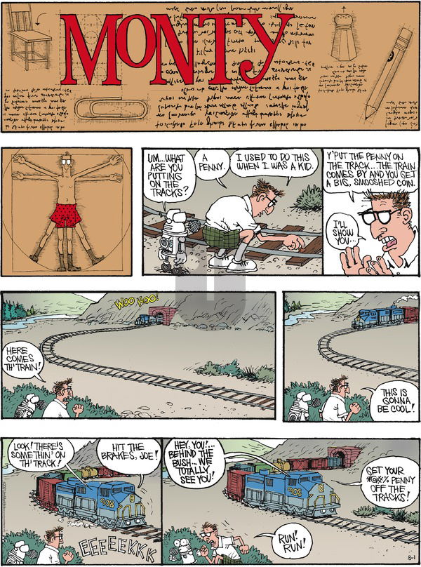 Monty on Sunday August 1, 2021 Comic Strip