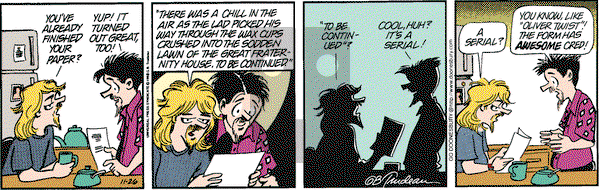 Doonesbury on Thursday November 26, 1998 Comic Strip