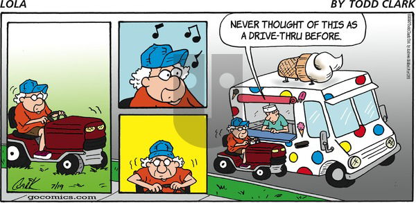 Lola on Sunday July 19, 2020 Comic Strip