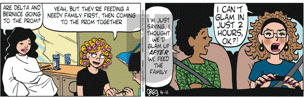 Luann on Friday April 11, 2014 Comic Strip