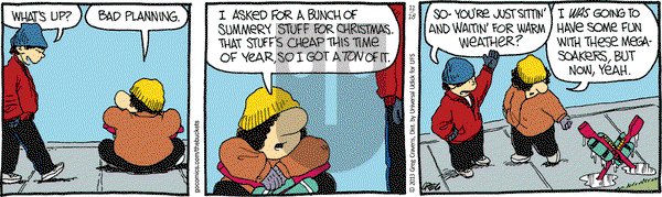 The Buckets on Saturday December 28, 2013 Comic Strip