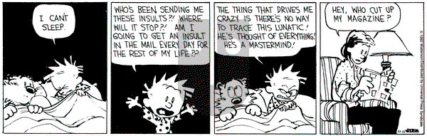 Calvin and Hobbes on Wednesday November 11, 1992 Comic Strip