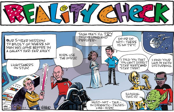 Reality Check on Sunday November 1, 2015 Comic Strip