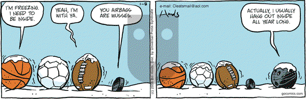 Cleats on Wednesday December 17, 2025 Comic Strip