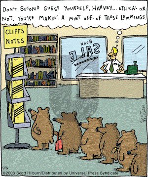 The Argyle Sweater - Saturday September 6, 2008 Comic Strip