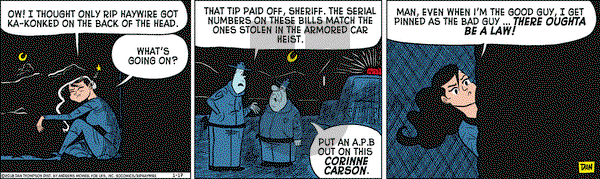 Rip Haywire on Wednesday January 17, 2018 Comic Strip