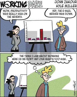 Working Daze on Monday March 12, 2007 Comic Strip