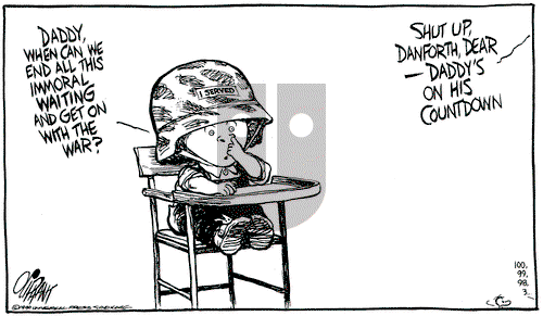 Pat Oliphant on Friday November 30, 1990 Comic Strip
