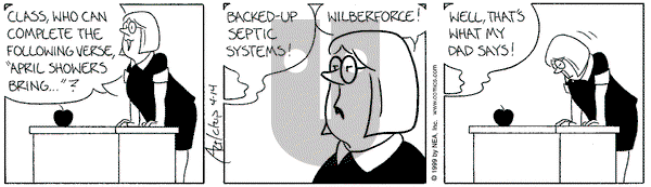 The Born Loser on Wednesday April 14, 1999 Comic Strip