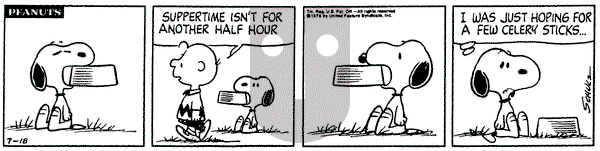 Peanuts on Friday July 18, 1975 Comic Strip