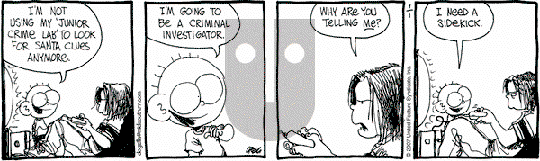 The Buckets on Monday January 1, 2007 Comic Strip