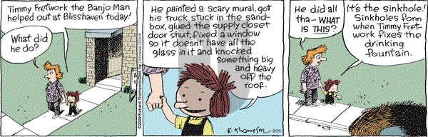 Cul de Sac on Monday September 26, 2016 Comic Strip
