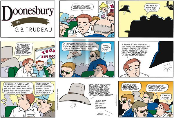 Doonesbury on Sunday March 12, 2000 Comic Strip