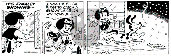 Nancy on Tuesday January 18, 2000 Comic Strip