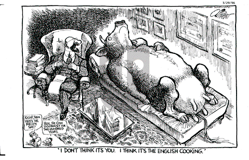 Pat Oliphant on Friday March 29, 1996 Comic Strip