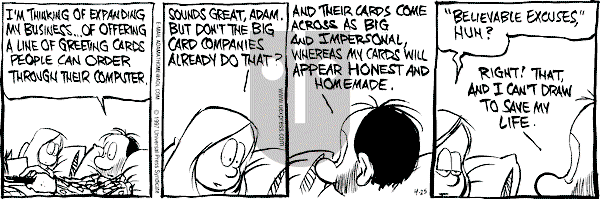 Adam@Home on Friday April 25, 1997 Comic Strip