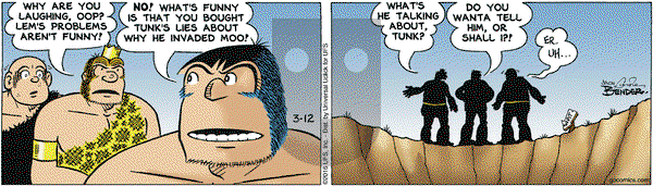 Alley Oop on Saturday March 12, 2016 Comic Strip