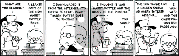 FoxTrot on Thursday October 16, 2003 Comic Strip