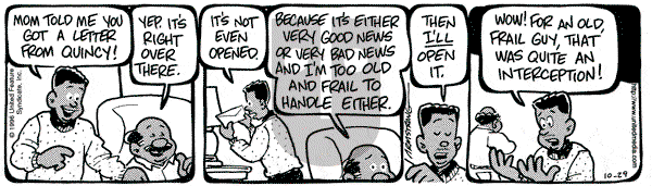 JumpStart on Tuesday October 29, 1996 Comic Strip