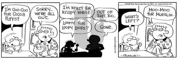 Soup to Nutz - Old on Friday August 25, 2006 Comic Strip