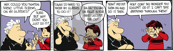 The Buckets on Tuesday March 3, 2015 Comic Strip