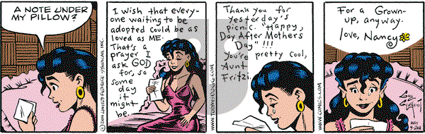 Nancy on Monday May 9, 2011 Comic Strip