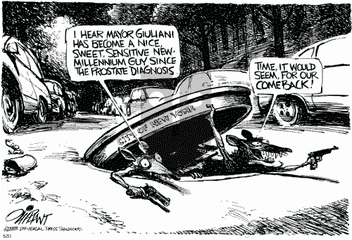 Pat Oliphant on Wednesday May 31, 2000 Comic Strip