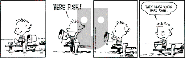 Calvin and Hobbes - Friday August 5, 2011 Comic Strip