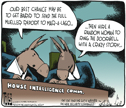 Tom Toles on Thursday April 4, 2019 Comic Strip