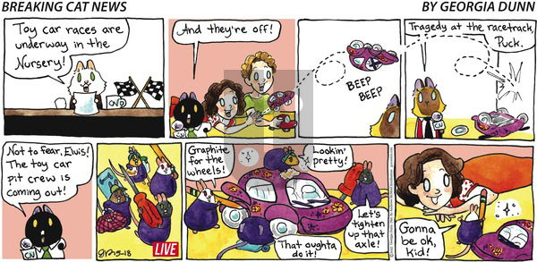 Breaking Cat News on Sunday May 18, 2025 Comic Strip