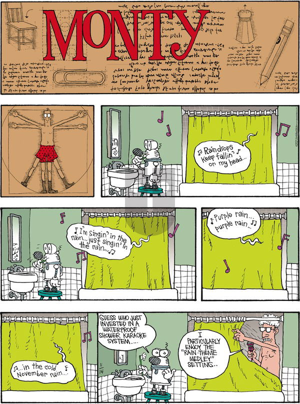 Monty - Sunday November 14, 2021 Comic Strip