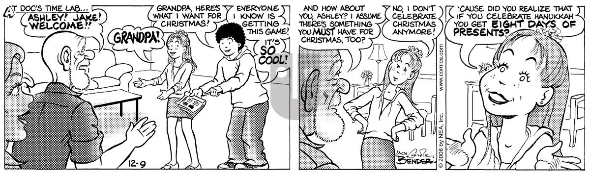 Alley Oop - Saturday December 9, 2006 Comic Strip