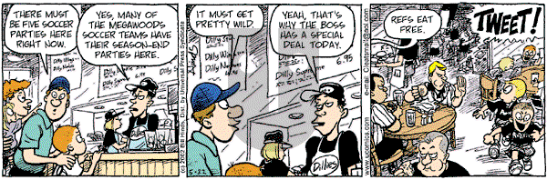Cleats - Wednesday May 22, 2002 Comic Strip